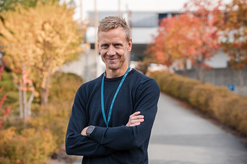 Bilde av hjerteforsker, Bjarne Martens Nes, forsker med midler fra Nasjonalforeningen for folkehelsen.