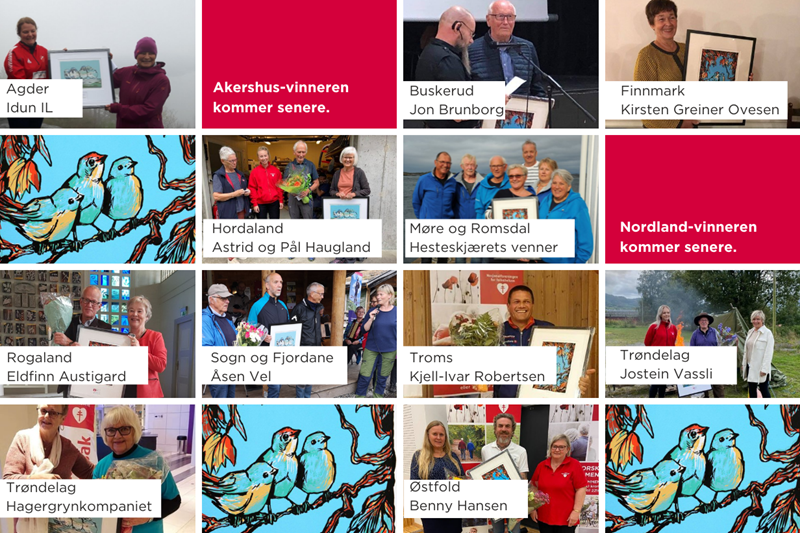Vinnerne av Folkehelseprisen i 2021.