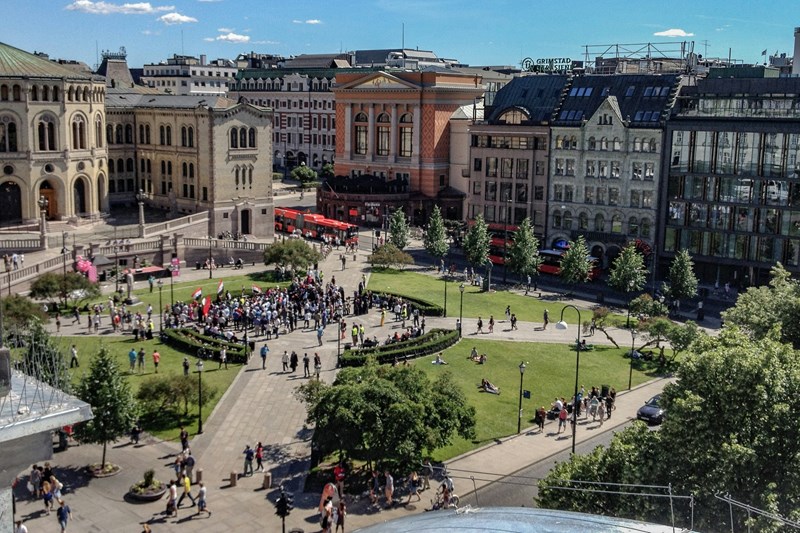 Bilde av Stortinget i Oslo. Takk for bildet til fotograf: Gunnar Ridderström