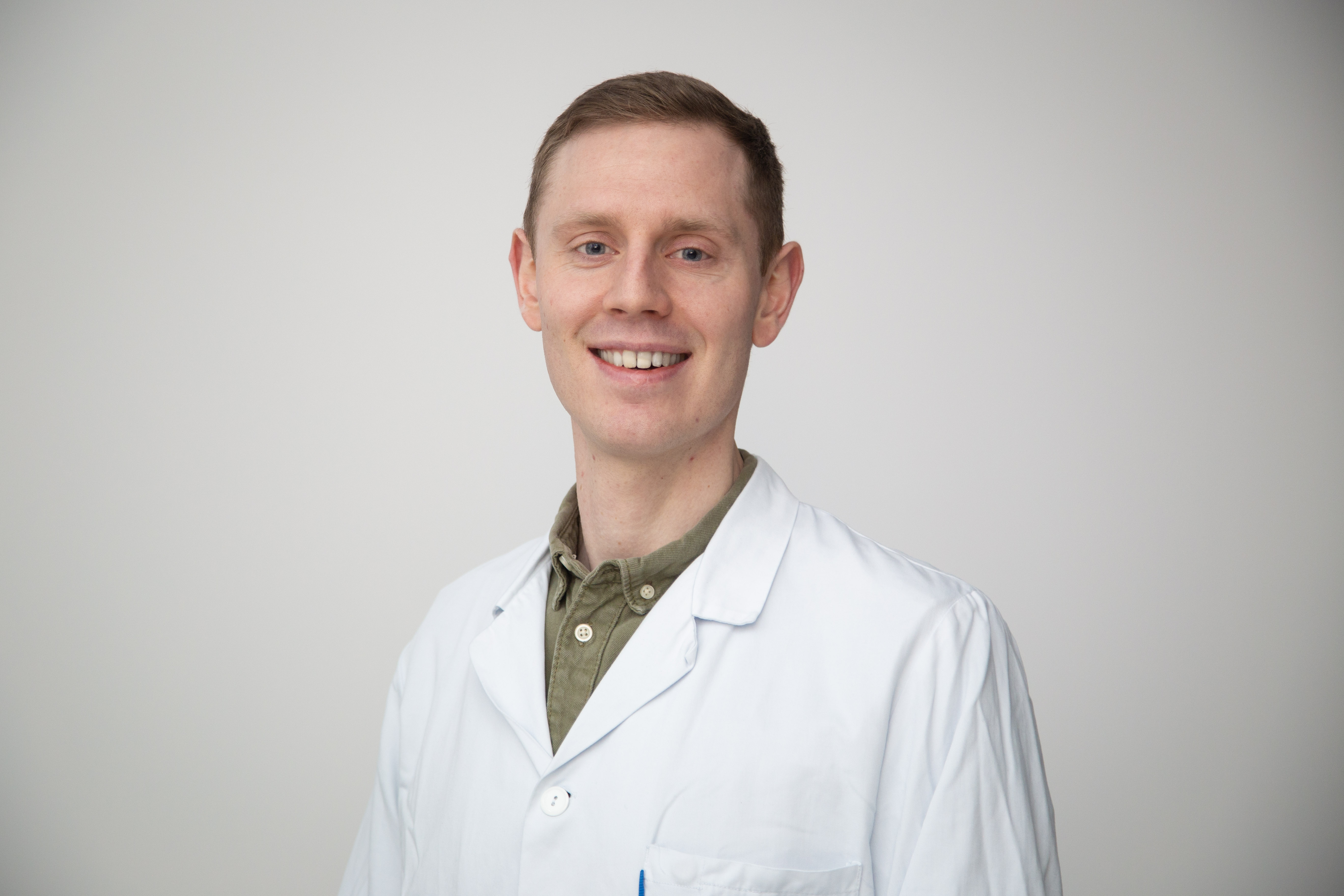 Hjerteforsker, Andreas Berg Sellevold forsker med innsamlede midler fra Nasjonalforeningen for folkehelsen